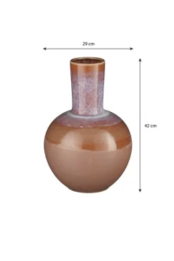 Vazen & Potten<Mica Decorations Vaas Holm Terra - 42 cm hoog