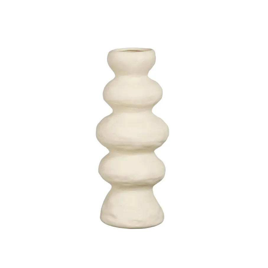 Vazen & Potten<Mica Decorations Vaas Jano Crème - 38 cm hoog