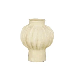 Vazen & Potten<Mica Decorations Vaas Rune Crème - 24 cm hoog