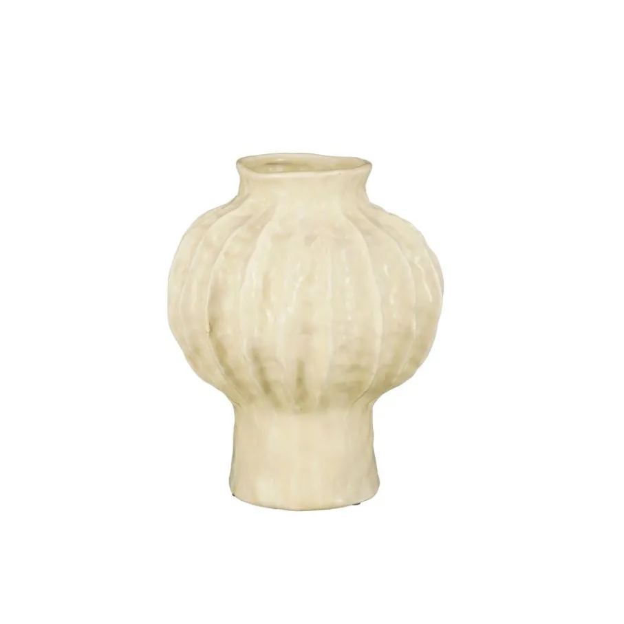 Vazen & Potten<Mica Decorations Vaas Rune Crème - 24 cm hoog