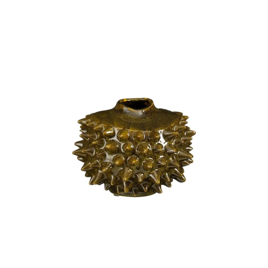 Vazen & Potten<Mica Decorations Vaas Spike Groen - Ø 21 cm