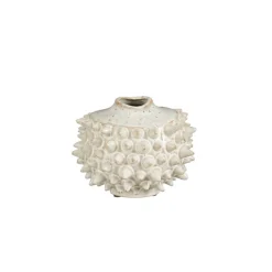 Vazen & Potten<Mica Decorations Vaas Spike Wit - Ø 21 cm
