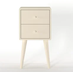 Nachtkastjes< Nachtkastje Borba Ivoor - 30x57x30 cm