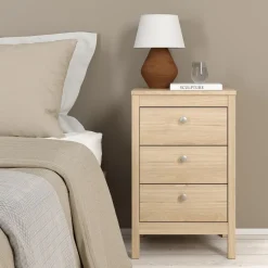Nachtkastjes< Nachtkastje Dallas Eiken - 44x71x39 cm