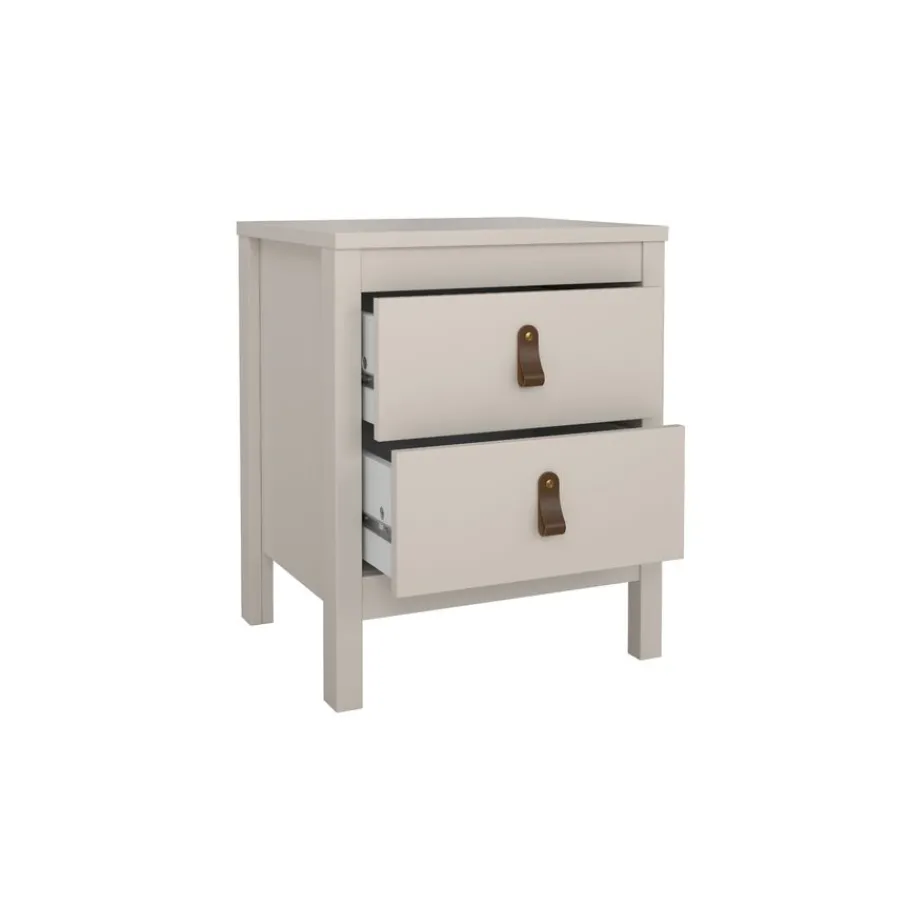 Nachtkastjes< Nachtkastje Dallas Taupe - 44x55x39 cm