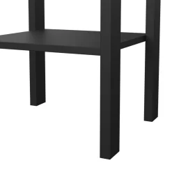 Nachtkastjes< Nachtkastje Dallas Zwart - 40x71x35 cm