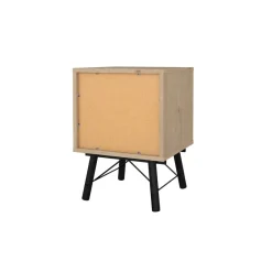 Nachtkastjes< Nachtkastje Denver Eiken - 44x60x41 cm