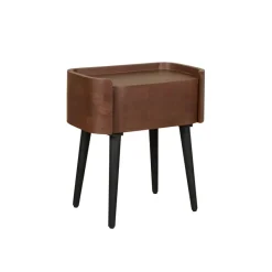 Nachtkastjes< Nachtkastje Maurik Bruin - 51x55x31 cm