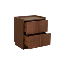 Nachtkastjes< Nachtkastje Moura Bruin - 45x52x33 cm