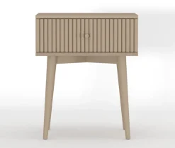 Nachtkastjes< Nachtkastje Sem Taupe - 45x55x35 cm