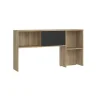 Bureaus< Opzetkast Boston Eiken / Zwart - 123x65x24 cm