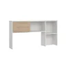 Bureaus< Opzetkast Boston Wit / Eiken - 123x65x24 cm
