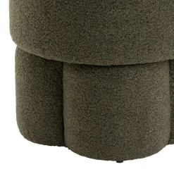 Poefs & Krukjes< Poef Kevion Groen - Ø 40 cm