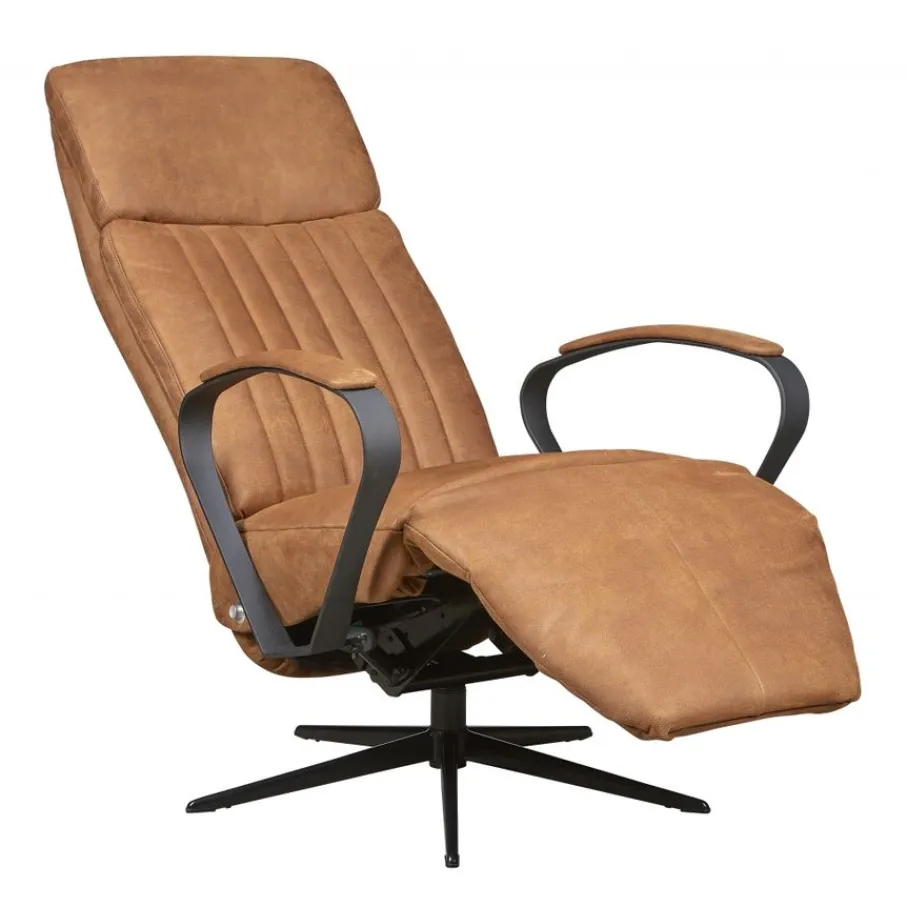 Relaxfauteuils|Fauteuils< Relaxfauteuil Aalden C Large Bruin