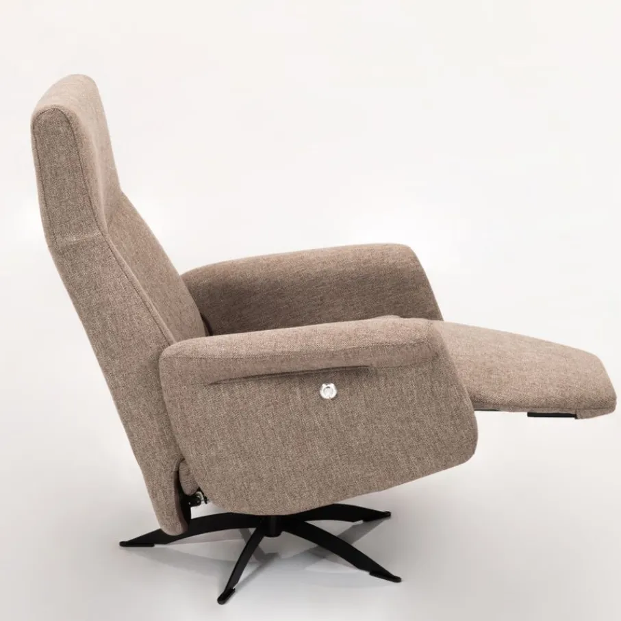 Fauteuils|Relaxfauteuils< Relaxfauteuil Dirksland Bruin