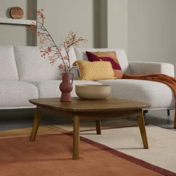 Salontafels< Salontafel Bodo Honingbruin - 80x80 cm