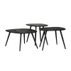 Salontafels< Salontafel Comporta Zwart - set 3 stuks