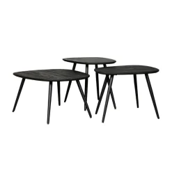 Salontafels< Salontafel Comporta Zwart - set 3 stuks