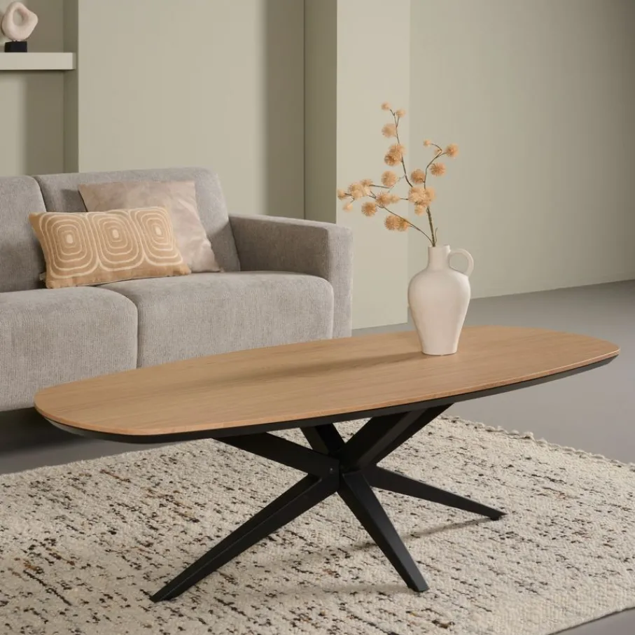Salontafels< Salontafel Enjoy Eiken - 135x42 cm