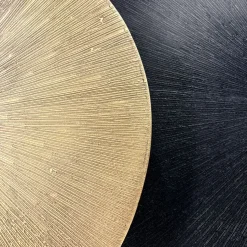 Salontafels< Salontafel Foti  Zwart / Brons- set 2 stuks