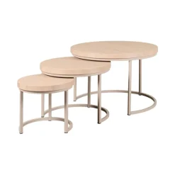 Salontafels< Salontafel Hoenderloo Beige - set 3 stuks