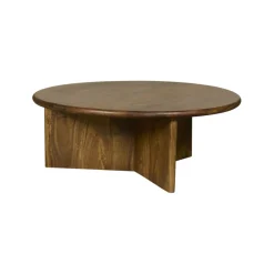 Salontafels< Salontafel Lens Bruin - Ø 80 cm