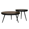 Salontafels< Salontafel Luso Bruin - set 2 stuks