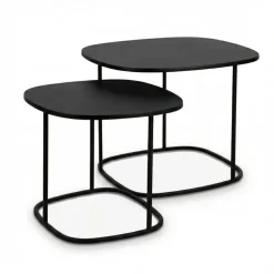 Salontafels|Bijzettafels< Salontafel Murbach Zwart - set 2 stuks