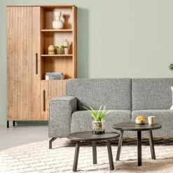 Salontafels< Salontafel Reims Zwart - set 3 stuks