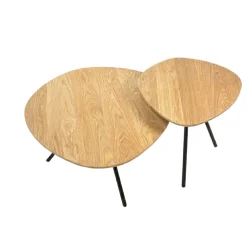 Salontafels< Salontafel Varo Naturel - set 2 stuks