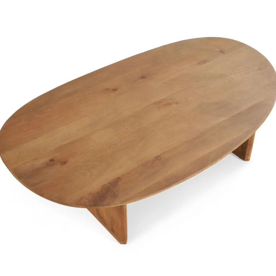 Salontafels< Salontafel Verla Bruin - 130x78 cm