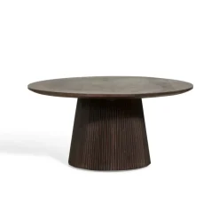 Salontafels< Salontafel Viktor Donkerbruin - Ø 80 cm