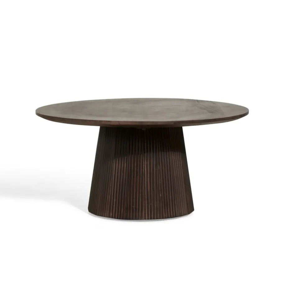 Salontafels< Salontafel Viktor Donkerbruin - Ø 80 cm