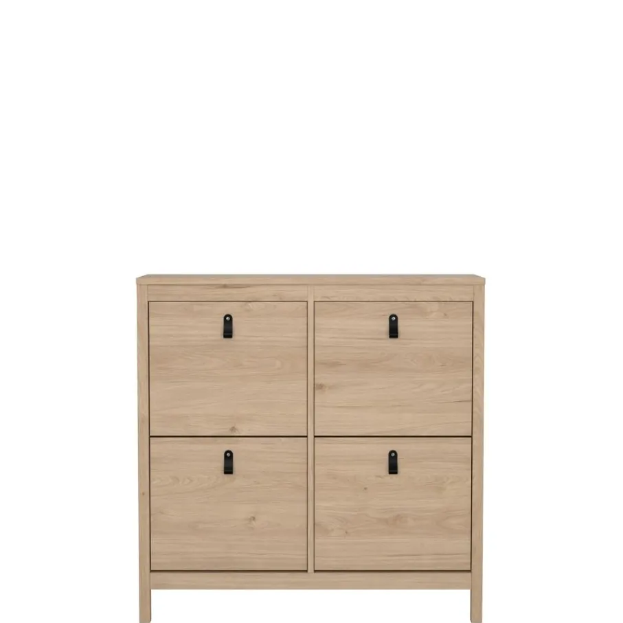 Opbergkasten|Schoenenkasten< Schoenenkast Dallas Eiken - 103x103x25 cm