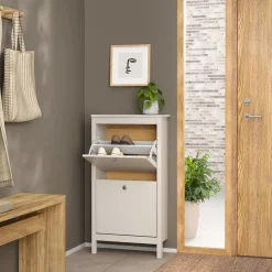 Opbergkasten|Schoenenkasten< Schoenenkast Dallas Taupe - 54x103x25 cm