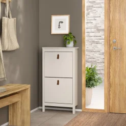 Opbergkasten|Schoenenkasten< Schoenenkast Dallas Taupe - 54x103x25 cm
