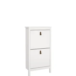 Opbergkasten|Schoenenkasten< Schoenenkast Dallas Wit - 54x103x25 cm