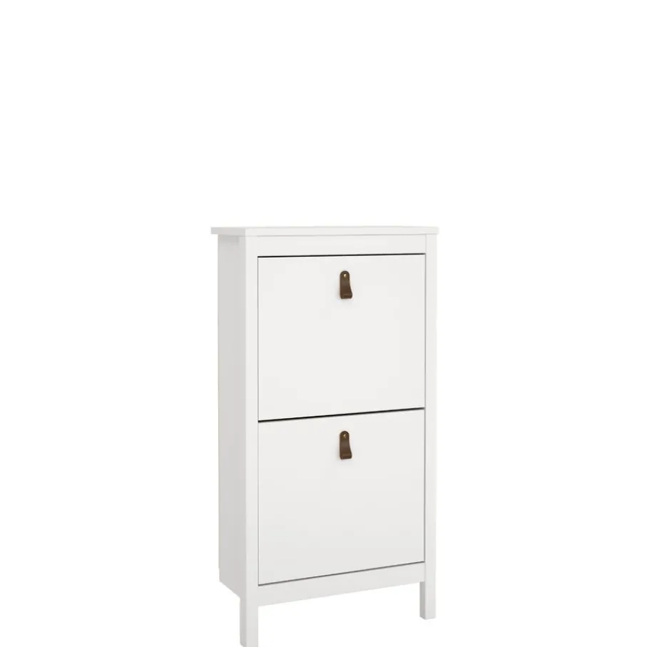 Opbergkasten|Schoenenkasten< Schoenenkast Dallas Wit - 54x103x25 cm
