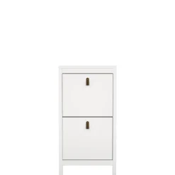 Opbergkasten|Schoenenkasten< Schoenenkast Dallas Wit - 54x103x25 cm