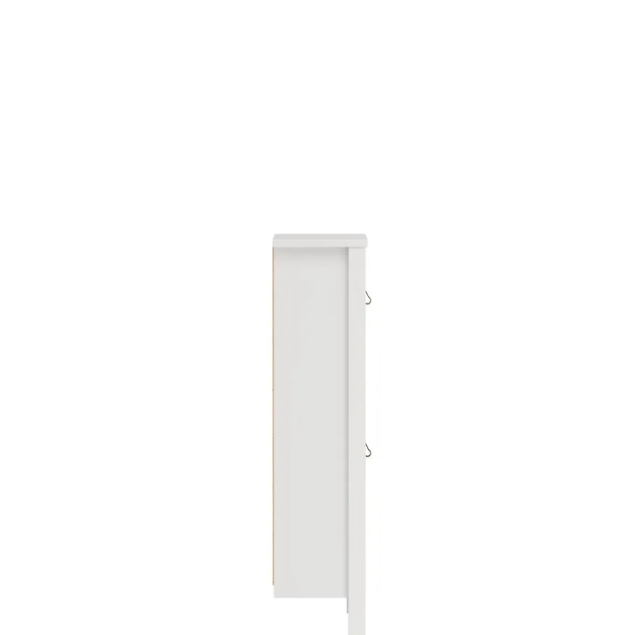 Opbergkasten|Schoenenkasten< Schoenenkast Dallas Wit - 54x103x25 cm