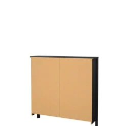 Opbergkasten|Schoenenkasten< Schoenenkast Dallas Zwart - 103x103x25 cm