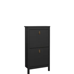 Opbergkasten|Schoenenkasten< Schoenenkast Dallas Zwart - 54x103x25 cm