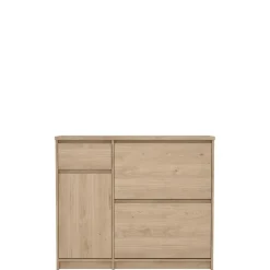 Opbergkasten|Schoenenkasten< Schoenenkast Luna Eiken - 109x93x32 cm