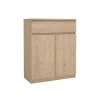 Opbergkasten|Schoenenkasten< Schoenenkast Luna Eiken - 81x101x40 cm