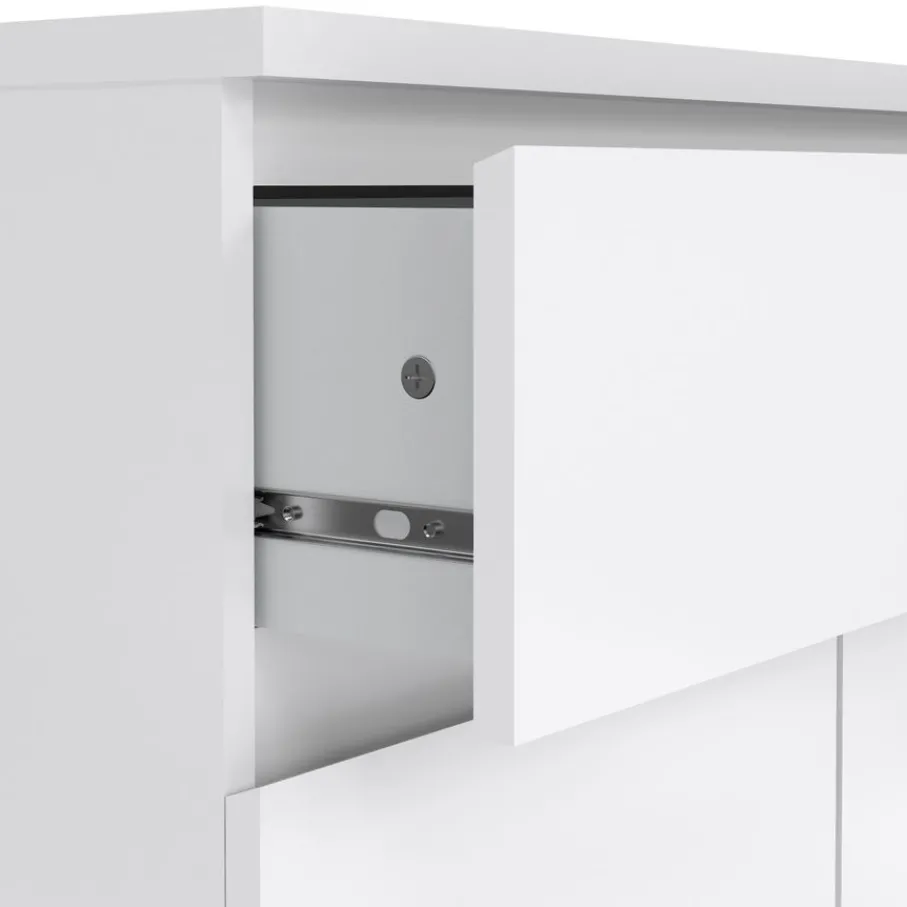 Opbergkasten|Schoenenkasten< Schoenenkast Luna Hoogglans Wit - 81x101x40 cm