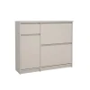 Opbergkasten|Schoenenkasten< Schoenenkast Luna Taupe - 109x92x32 cm