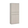 Opbergkasten|Schoenenkasten< Schoenenkast Luna Taupe - 81x192x40 cm