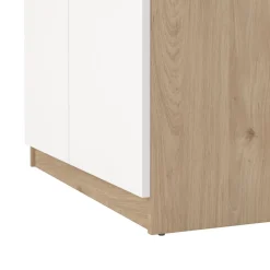 Opbergkasten|Schoenenkasten< Schoenenkast Luna Wit - 81x192x40 cm