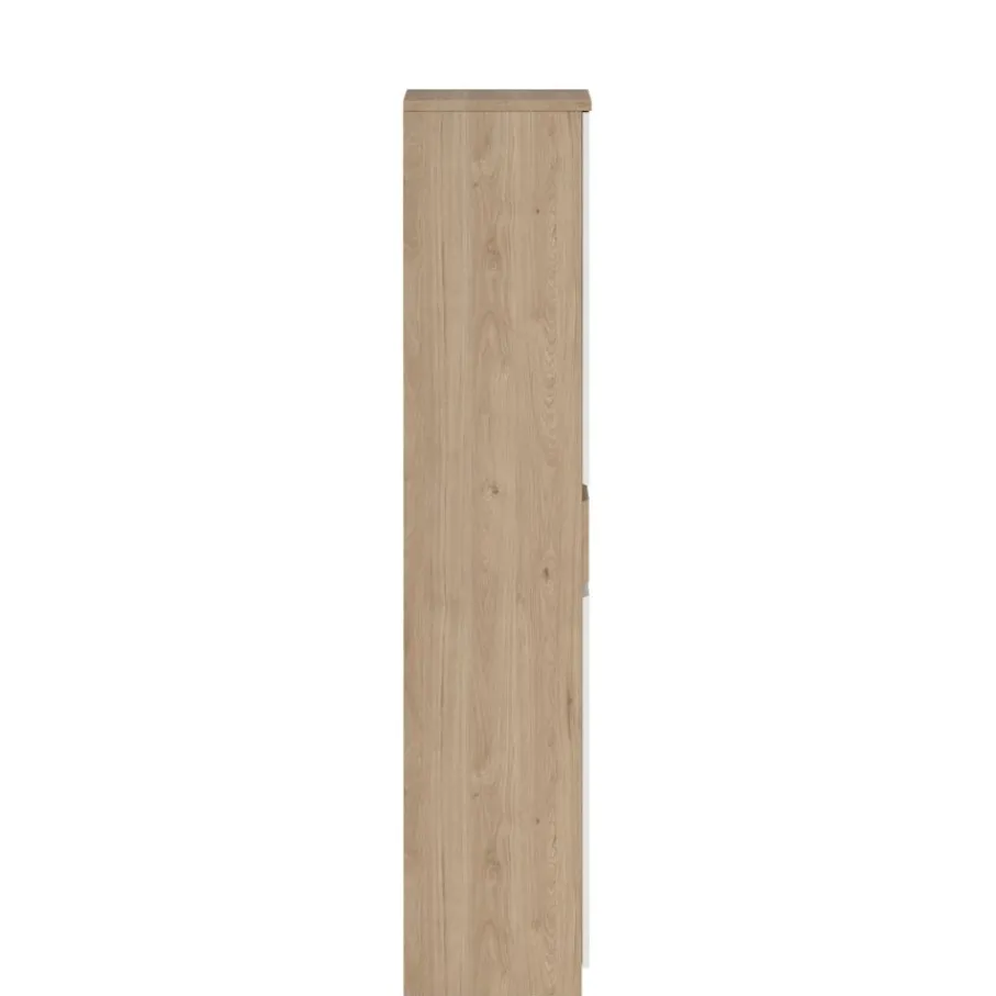 Opbergkasten|Schoenenkasten< Schoenenkast Luna Wit - 81x192x40 cm