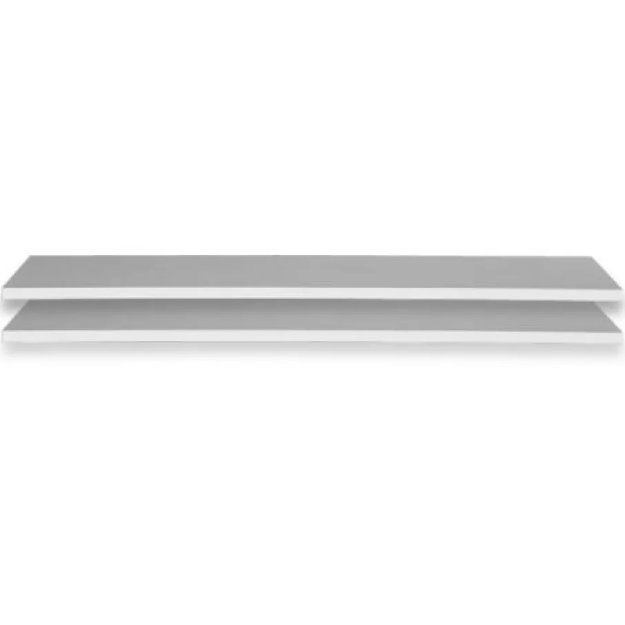 Kastaccessoires< Set Legplanken 85 cm Victor Wit / Grijs